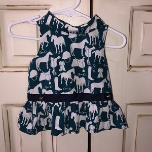 Adorable Janie and Jack equestrian top 6-12mo